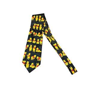 Pooh Men's Neck Tie Pooh Bear Disney Mens 4" x 62" Kids Theme Winnie the Pooh